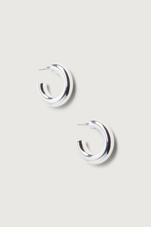 THICK HOOP EARRINGS