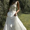 TIERED SKIRT WITH ELASTIC WAISTBAND
