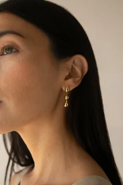 TRIPLE DROP EARRING