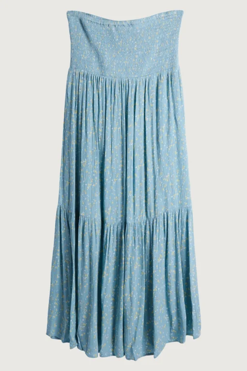 TUBE FLORAL MIDI DRESS