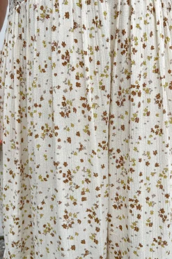 TUBE FLORAL MIDI DRESS