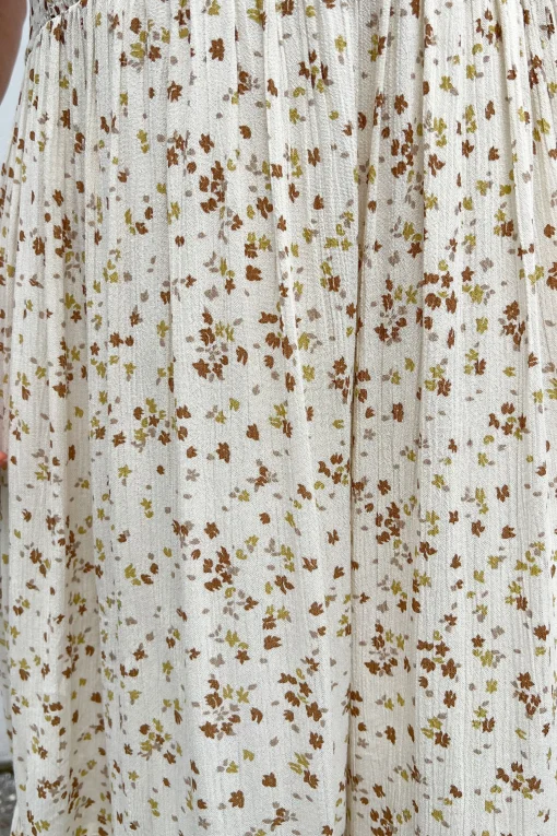 TUBE FLORAL MIDI DRESS