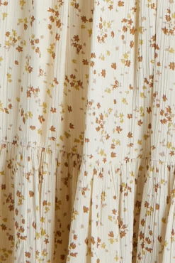 TUBE FLORAL MIDI DRESS