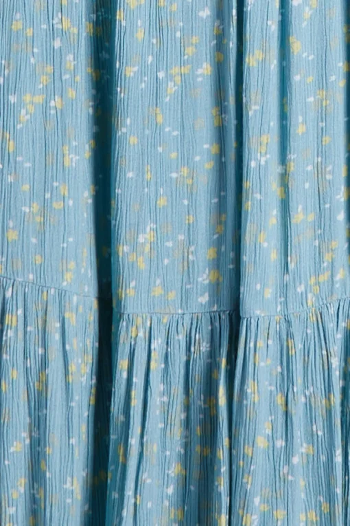 TUBE FLORAL MIDI DRESS
