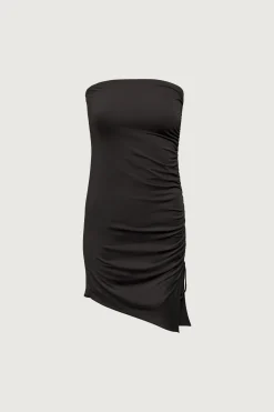TUBE MINI DRESS WITH RUCHED DETAIL