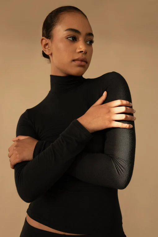 TURTLENECK LONG SLEEVE TOP