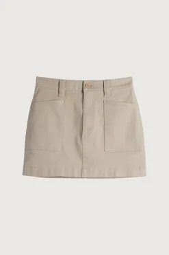 TWILL MINI SKIRT
