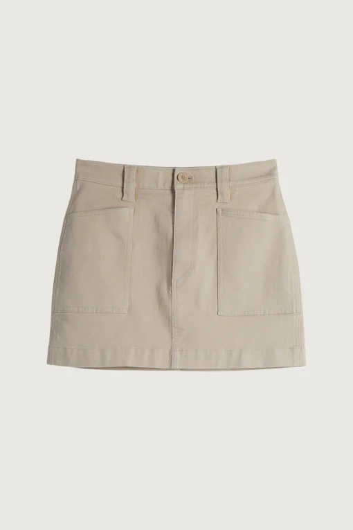 TWILL MINI SKIRT