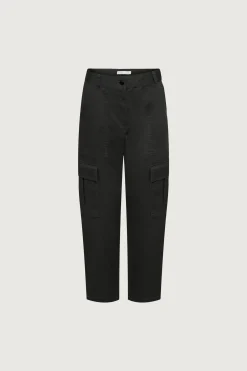 TWILL WIDE LEG CARGO PANT