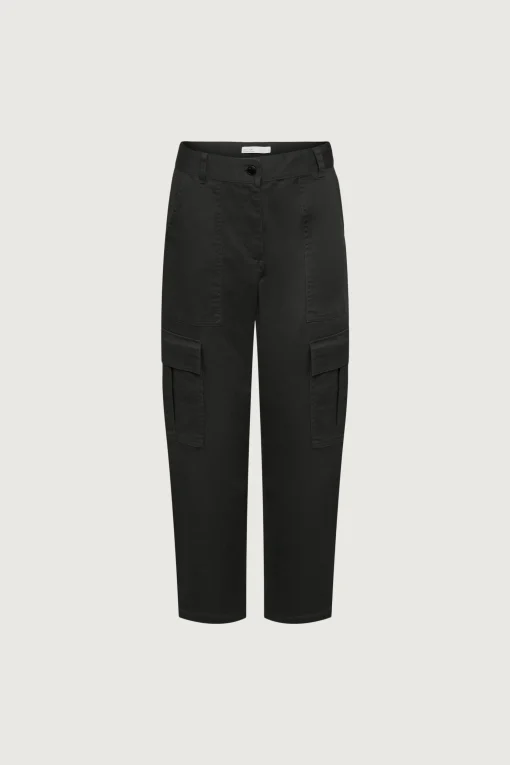 TWILL WIDE LEG CARGO PANT