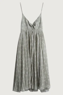 TWIST FRONT PRINTED DRESS