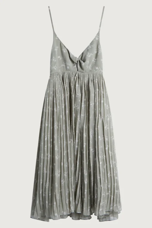 TWIST FRONT PRINTED DRESS