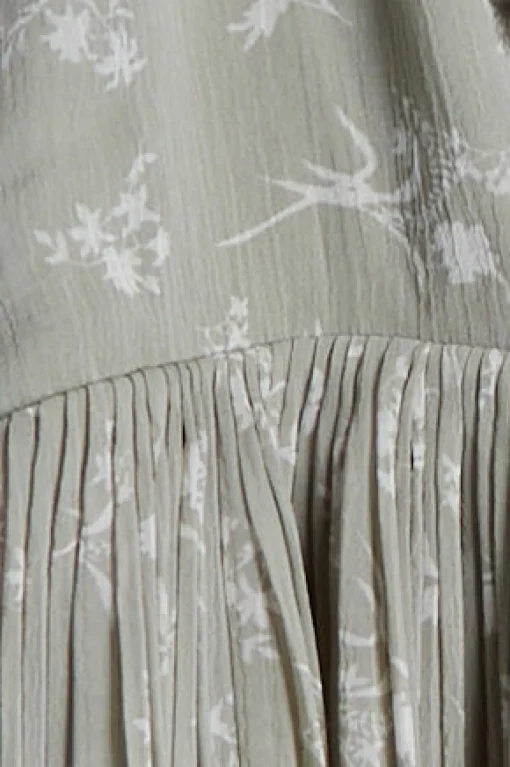 TWIST FRONT PRINTED DRESS