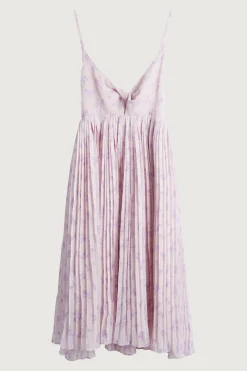 TWIST FRONT PRINTED DRESS