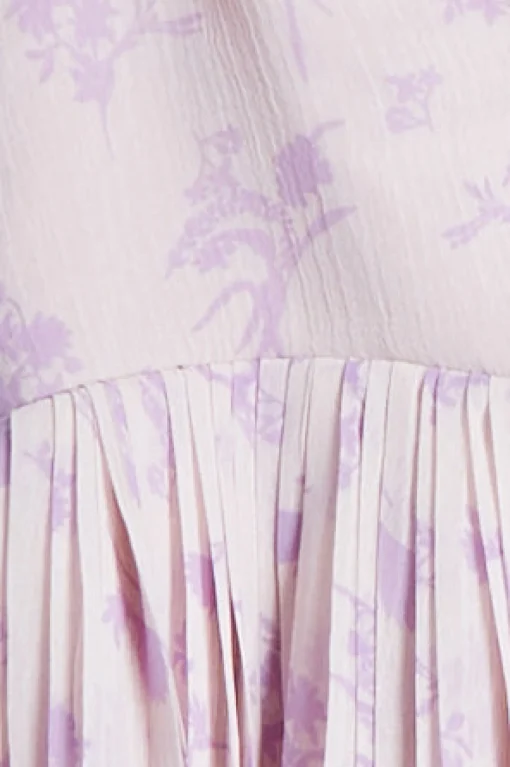 TWIST FRONT PRINTED DRESS