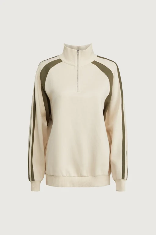 VARSITY HALF ZIP PULLOVER