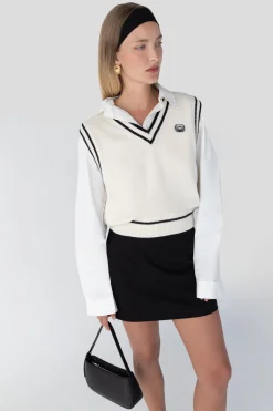VARSITY SWEATER VEST