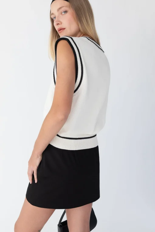 VARSITY SWEATER VEST