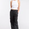 VEGAN LEATHER CARGO PANT