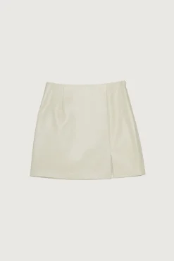 VEGAN LEATHER MINI SKIRT