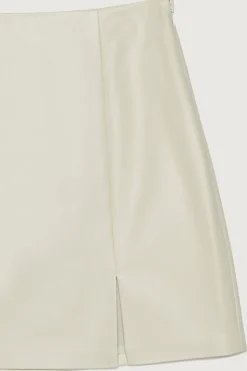 VEGAN LEATHER MINI SKIRT