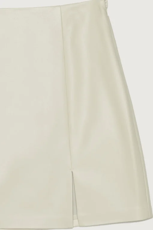 VEGAN LEATHER MINI SKIRT