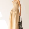 VEGAN LEATHER NET SHOULDER BAG