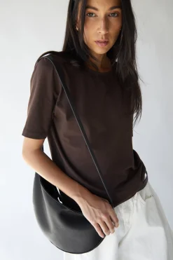 VEGAN LEATHER SLING BAG