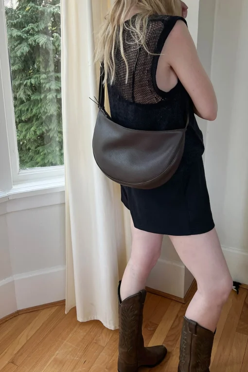 VEGAN LEATHER SLING BAG
