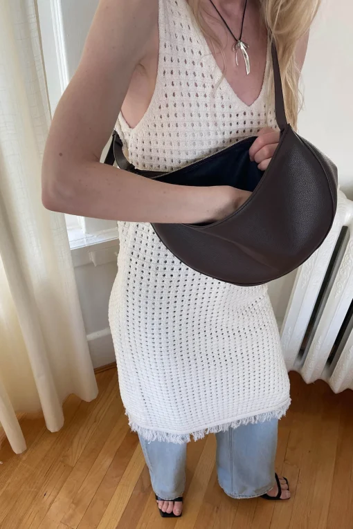 VEGAN LEATHER SLING BAG