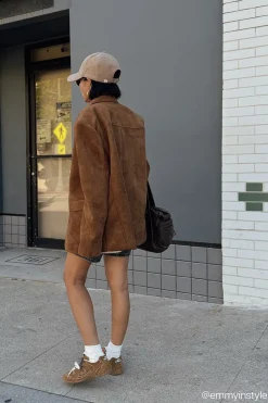VEGAN SUEDE BLAZER