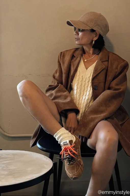 VEGAN SUEDE BLAZER