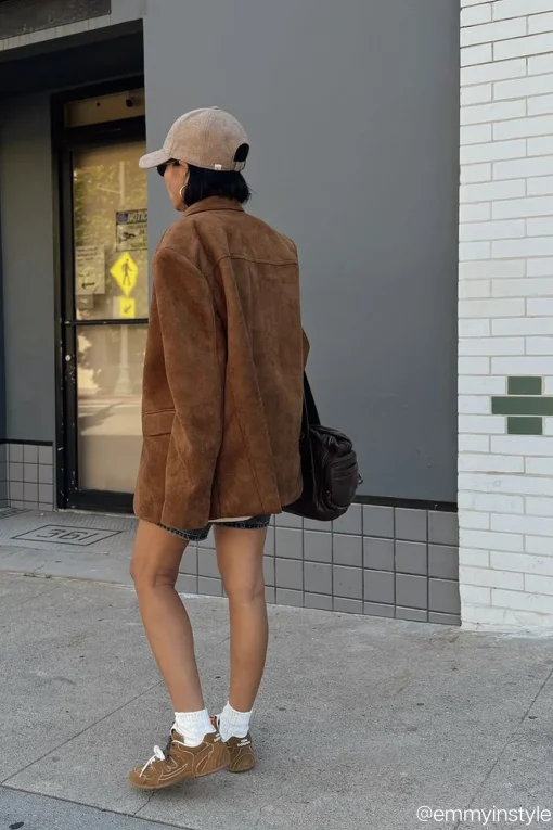 VEGAN SUEDE BLAZER