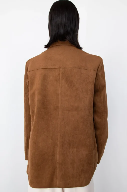 VEGAN SUEDE BLAZER