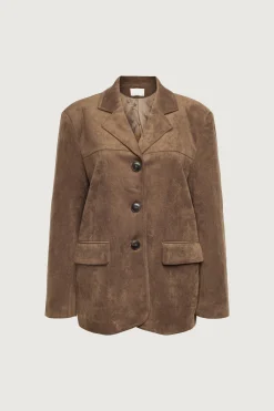 VEGAN SUEDE BLAZER