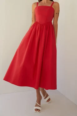 V-WAIST MAXI DRESS
