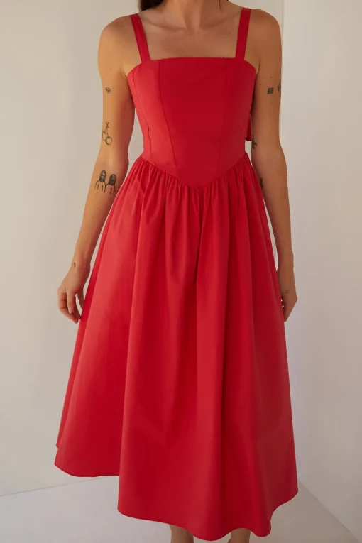 V-WAIST MAXI DRESS