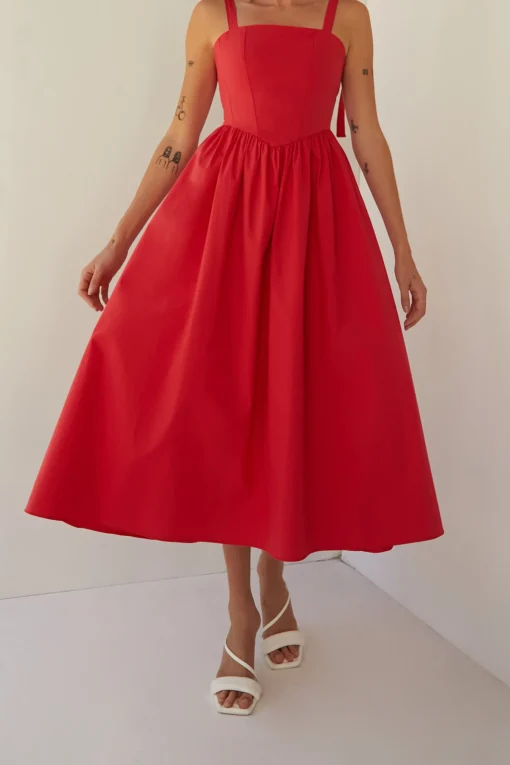 V-WAIST MAXI DRESS