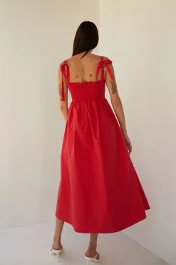 V-WAIST MAXI DRESS