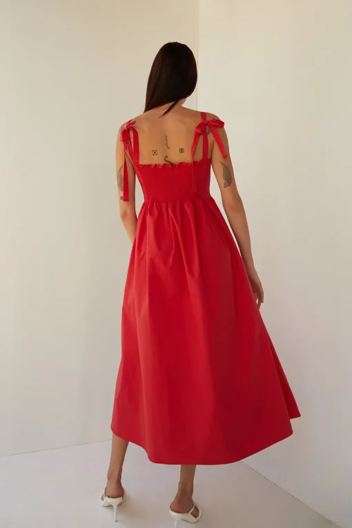 V-WAIST MAXI DRESS