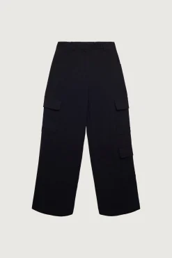 WIDE LEG CARGO SUITING PANT