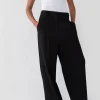 WIDE LEG HIGH-RISE DRESS PANT