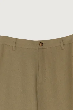 WIDE LEG LINEN PANTS