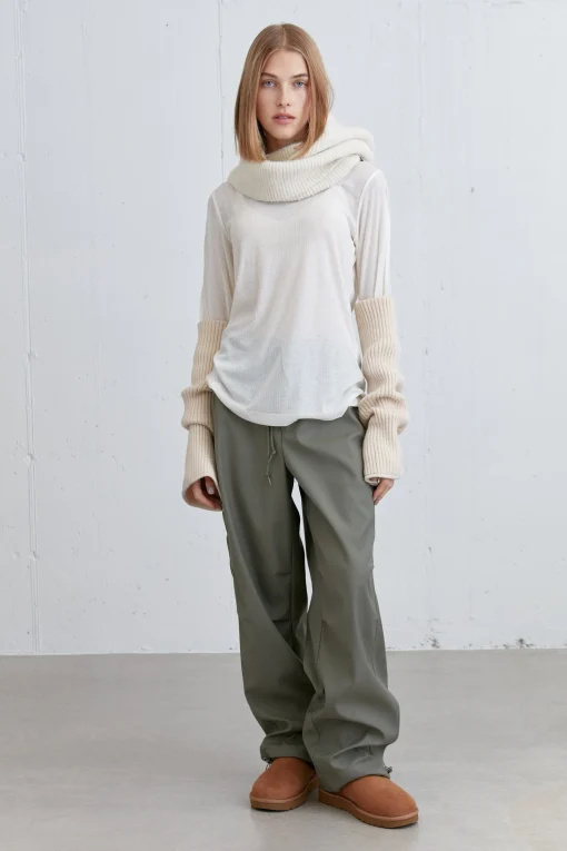 WIDE LEG PARACHUTE PANT