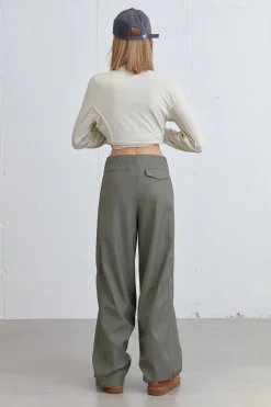 WIDE LEG PARACHUTE PANT