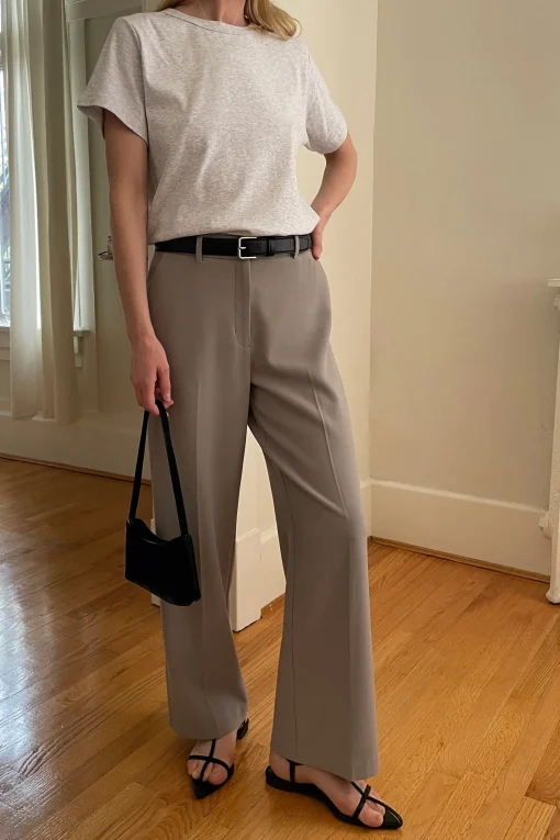 WIDE LEG SUITING PANT