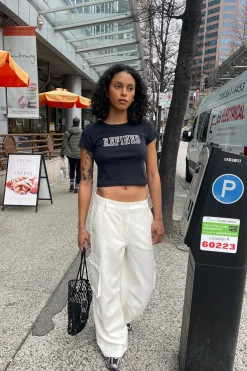 WIDE LEG SUITING PANT WITH CARGO POCKETS