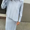 WIDE RIBBED TOP