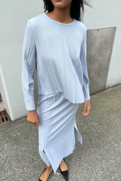 WIDE RIBBED TOP