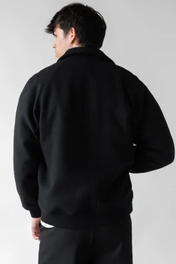 WOOL BLEND BOMBER JACKET